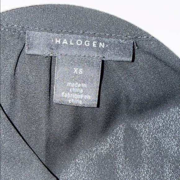 Halogen Black Button-Up Blouse - Picture 2 of 3